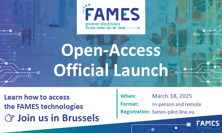 Europese pilot lines in beeld: FAMES workshop op 18 maart in Brussel